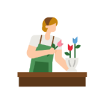 Logo Perusahaan Miyu Florist