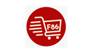 Logo Perusahaan F86 - Lowongan Kerja Admin Online Shop – Admin Affiliate & Social Media – Foto, Video & Design Product – Content Creator (Part Time)